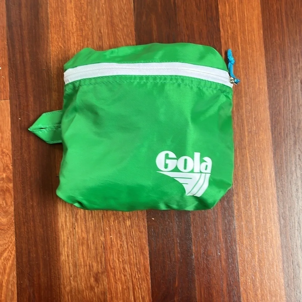 GOLA Blane packable backpack in green Union Jack badge